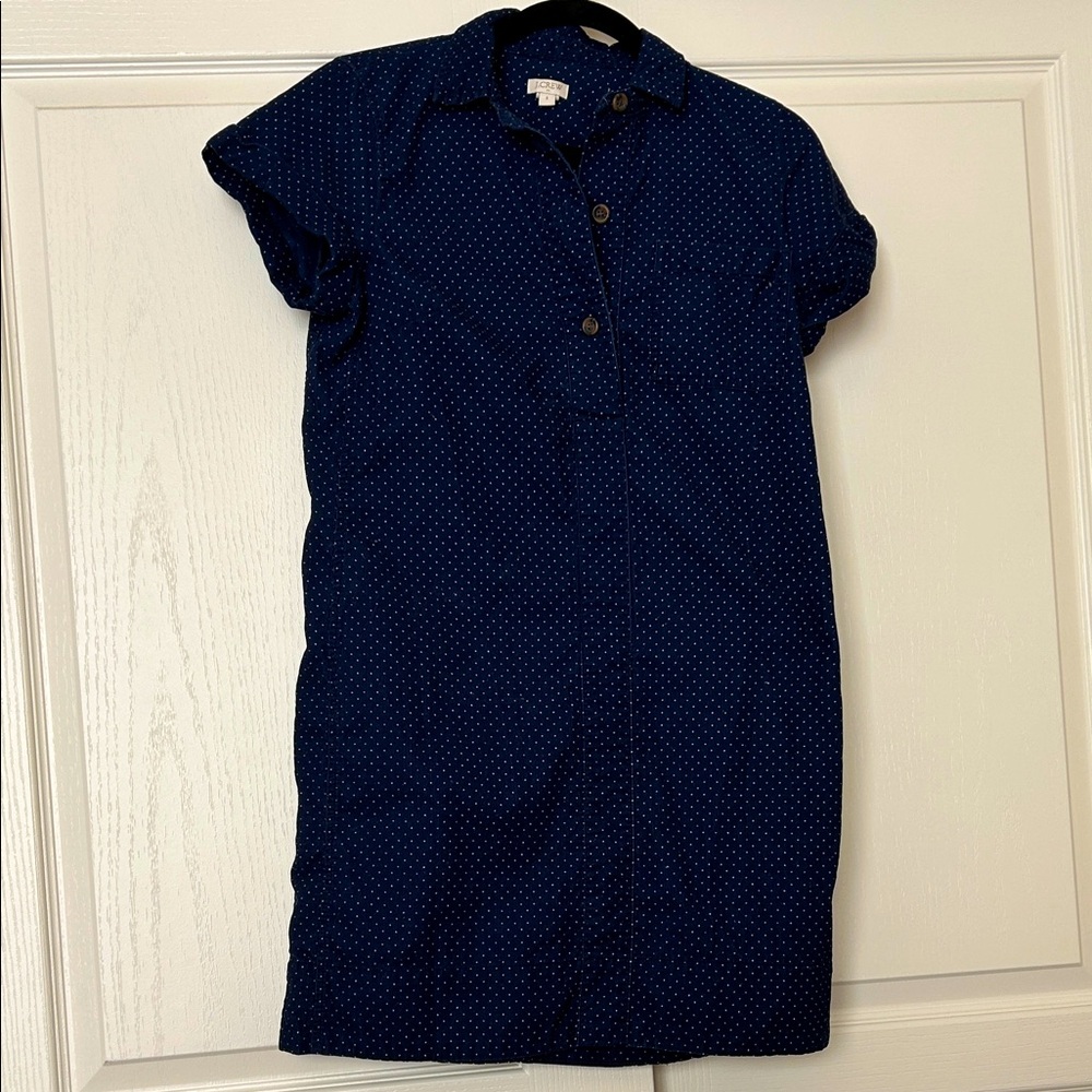 J Crew Pinwale Corduroy Shirtdress  Size Small